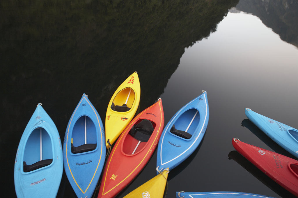 Detail of Kayaks by Anonymous