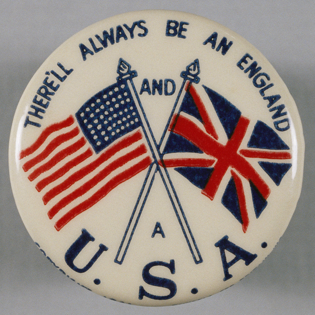 Detail of England and USA Pin by Anonymous