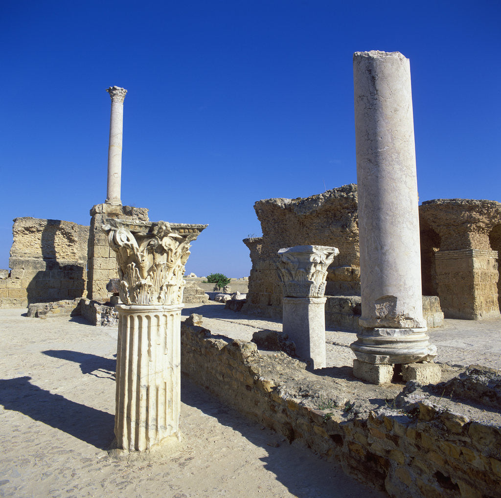 Detail of Columns at the Thermal Baths by Anonymous
