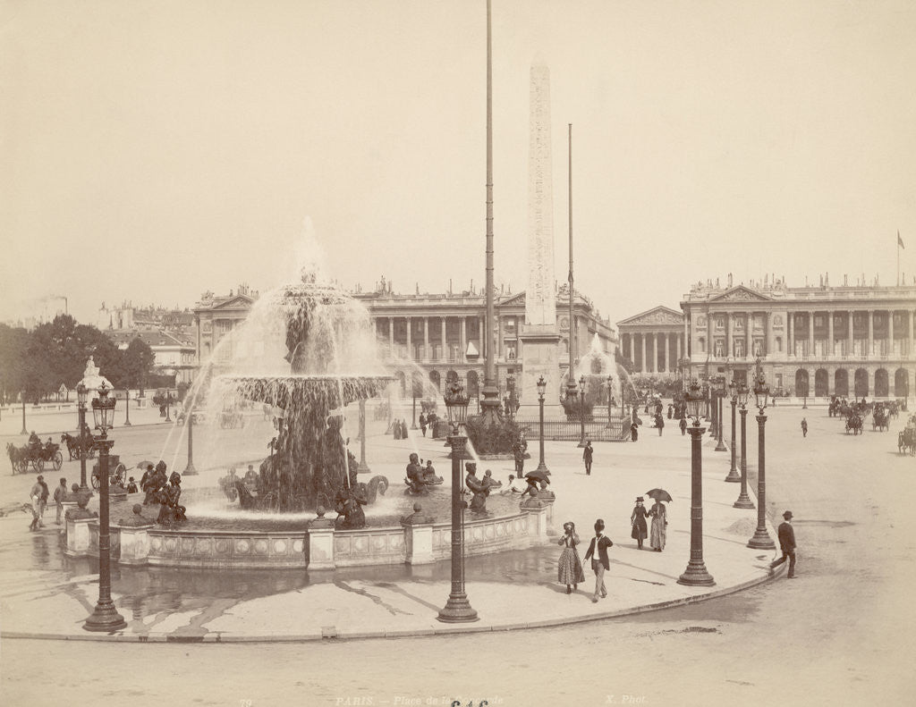 Detail of Place de la Concorde by Anonymous