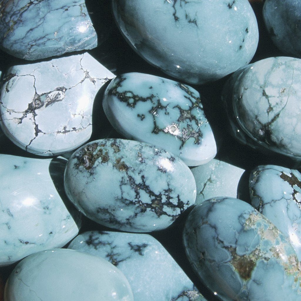 Detail of Blue Gemstones by Anonymous