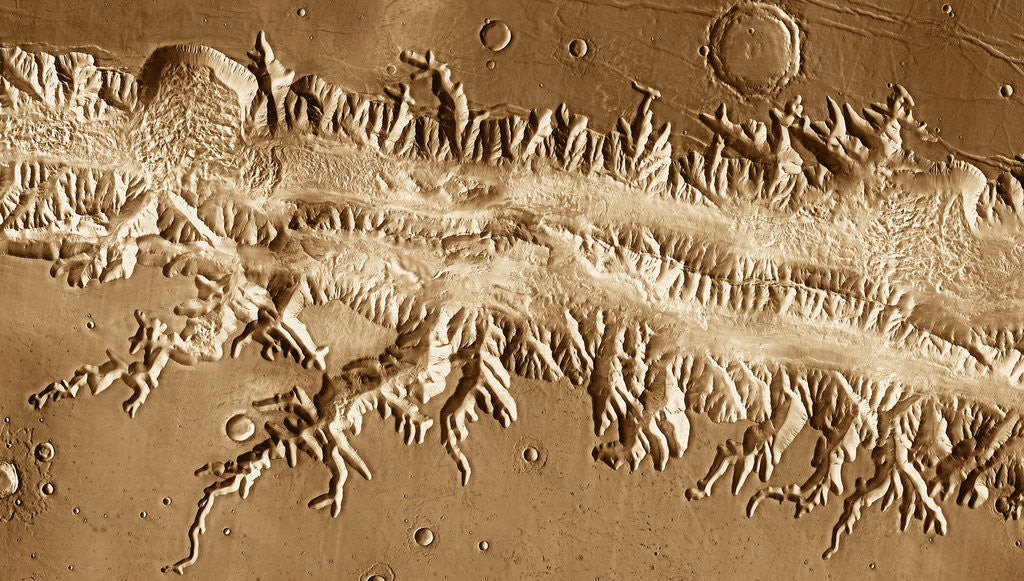 Detail of Valles Marineris by Anonymous