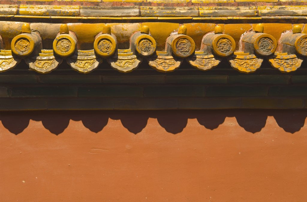 Detail of Tiles on Roof of Forbidden City by Anonymous