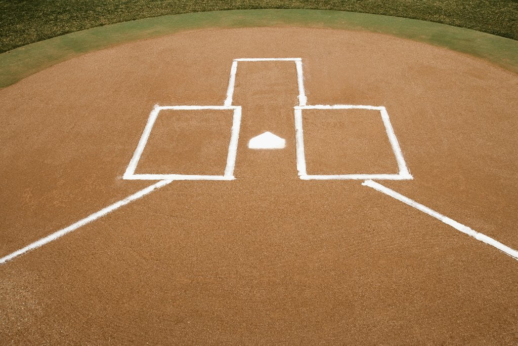 Detail of Baseball Diamond by Anonymous