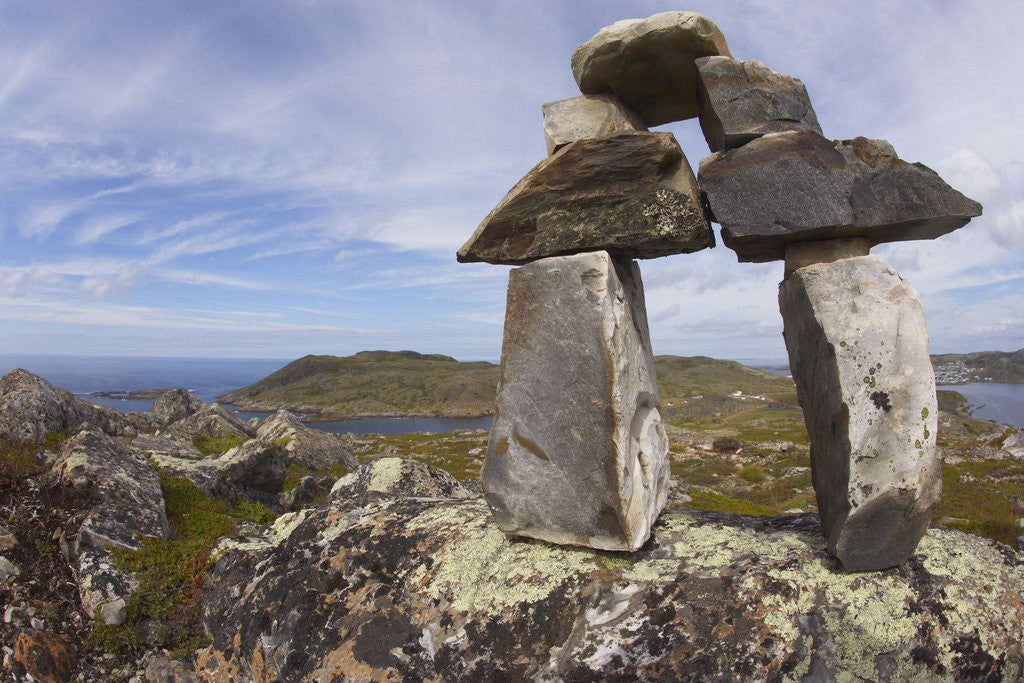 Detail of Stone Cairn at Brimstone Head by Anonymous