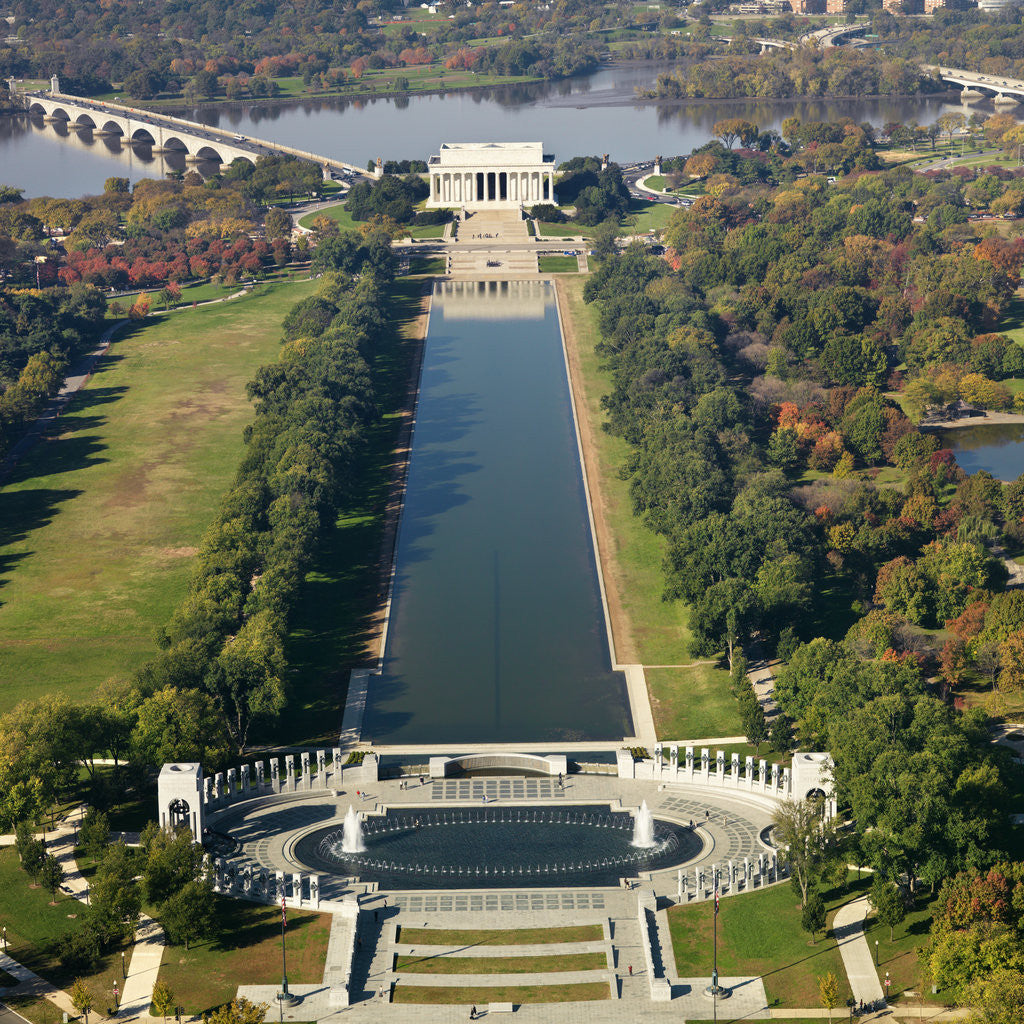 Detail of Lincoln Memorial by Anonymous