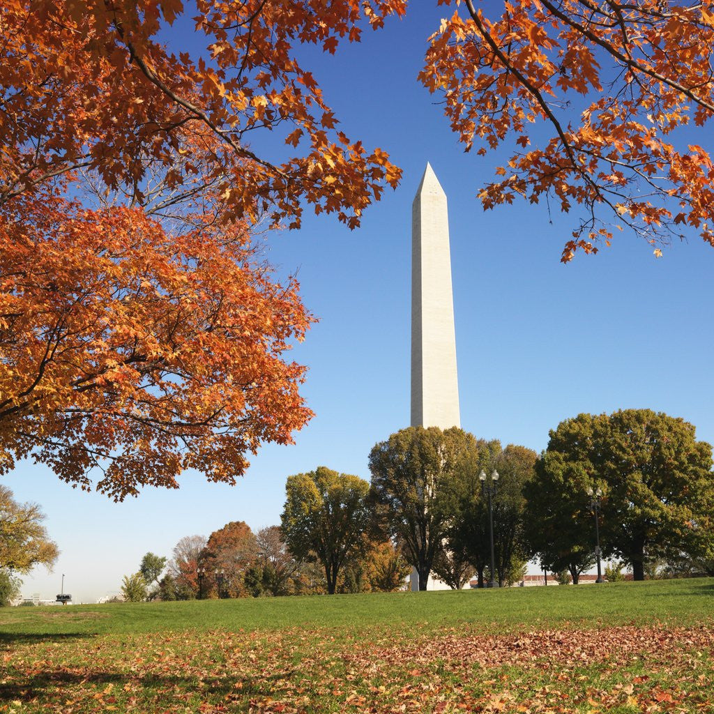 Detail of Washington Monument by Corbis