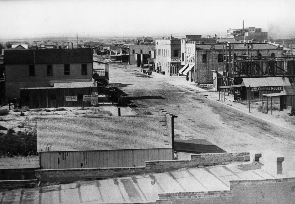 Detail of Early View of Las Vegas, Nevada by Anonymous
