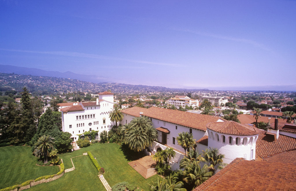 Detail of View of Santa Barbara by Anonymous