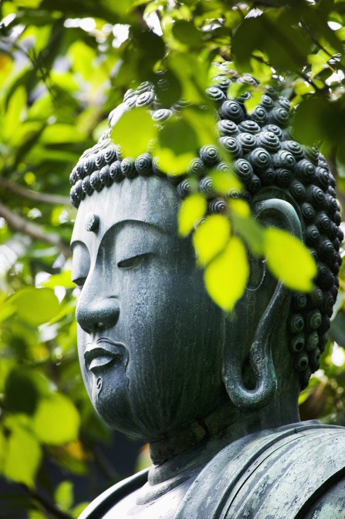 Detail of Buddha in Senso-ji Temple Garden by Anonymous