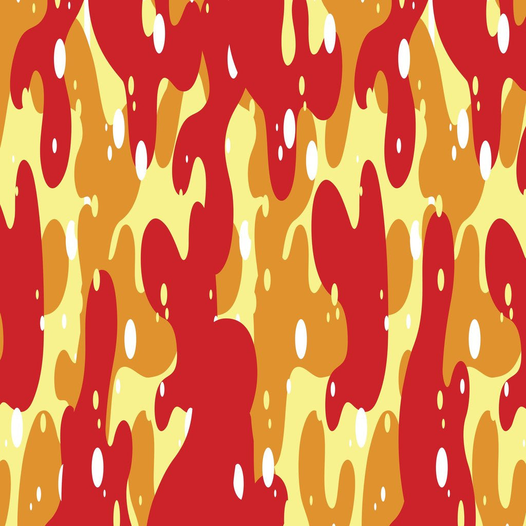 Detail of Orange Camo by Tristan Eaton