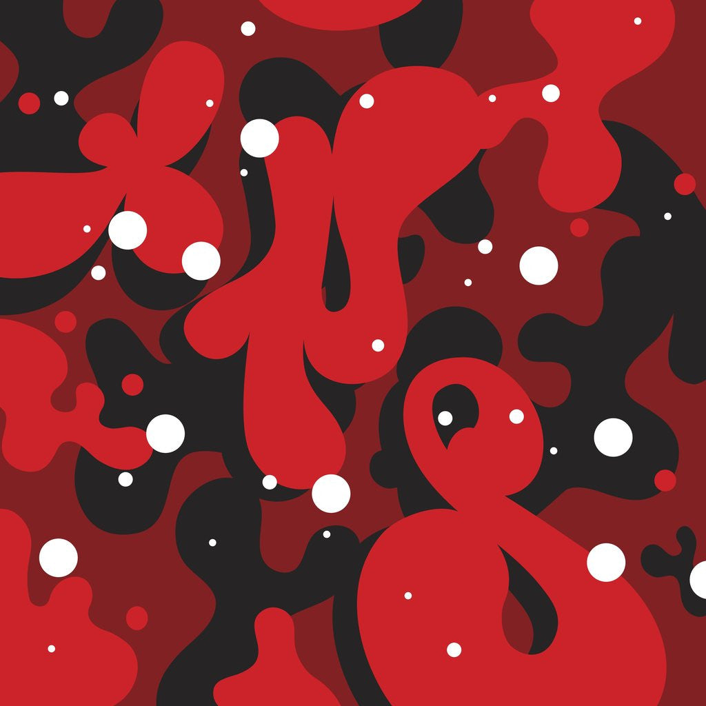 Detail of Red Camo by Tristan Eaton
