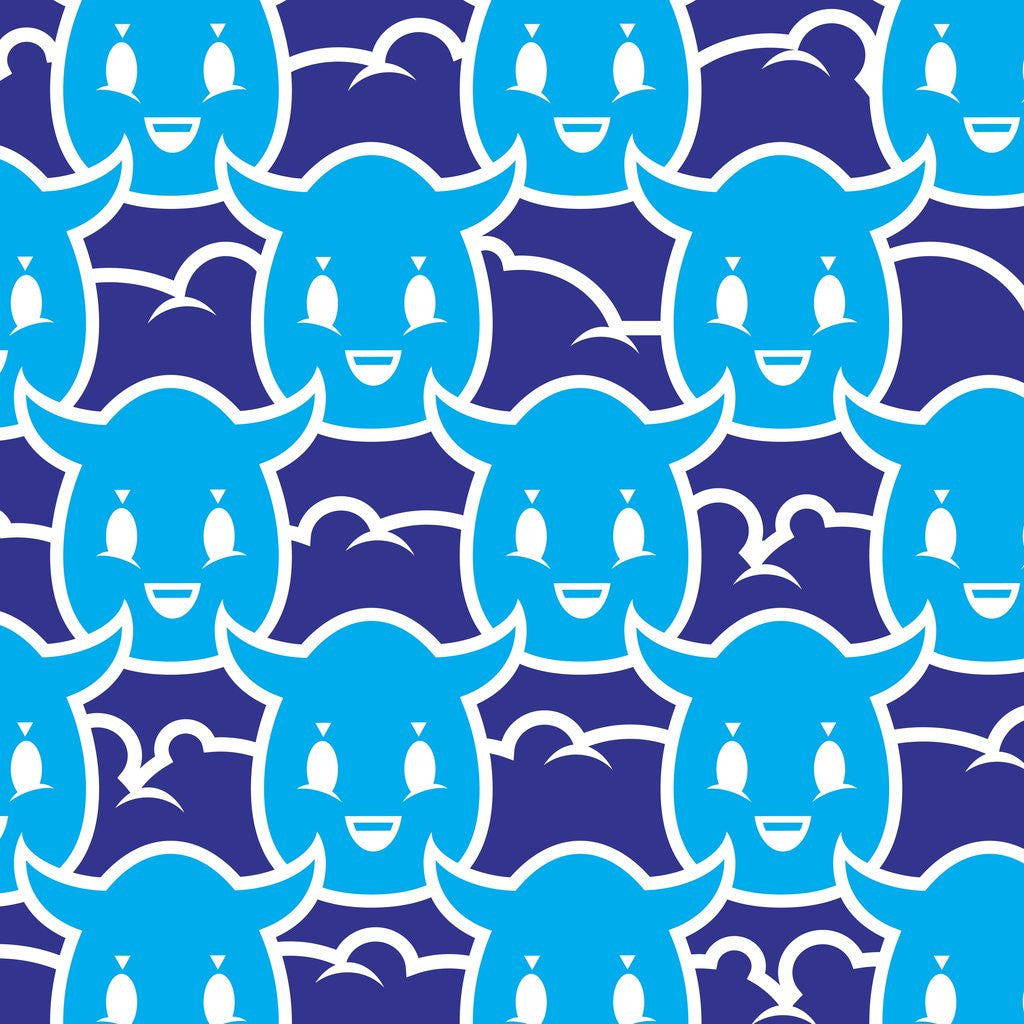 Detail of Devil Spuds Blue by Tristan Eaton