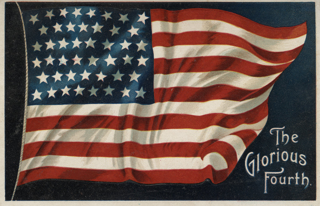 Detail of The Glorious Fourth Postcard by Anonymous