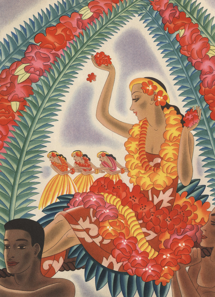 Detail of Lei Vendor by Frank MacIntosh