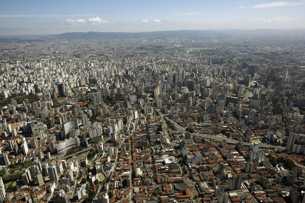 Detail of City Skyline by Anonymous