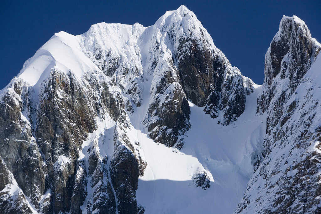 Detail of Mountain Peaks in Antarctica by Corbis