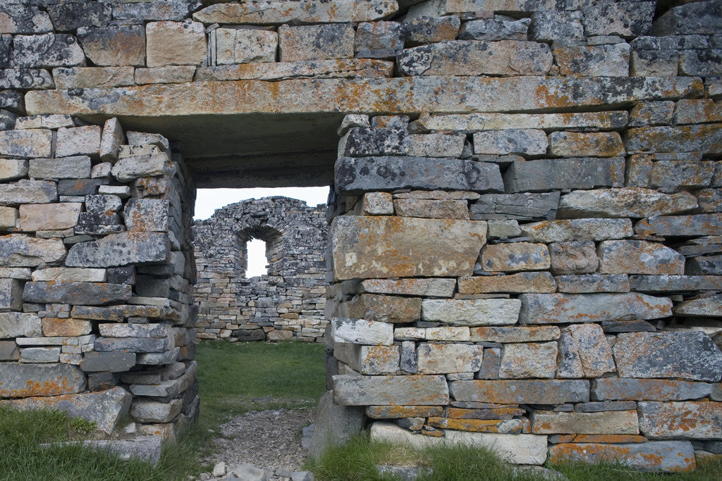 Detail of Ruins of Norse Church in Hvalsey by Anonymous