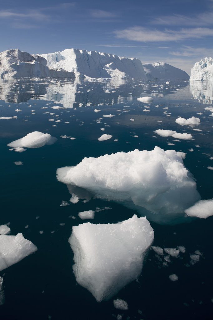 Detail of Iceberg Bits in Ililussat by Anonymous