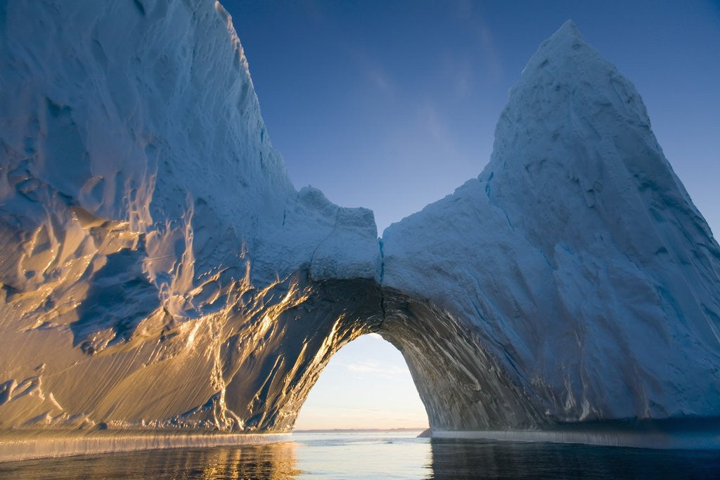 Detail of Arched Iceberg in Ililussat by Anonymous