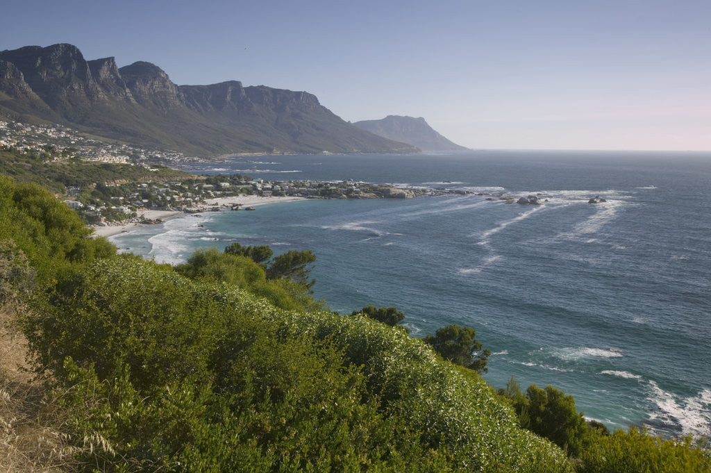 Detail of Camps Bay and Twelve Apostles Mountains by Anonymous