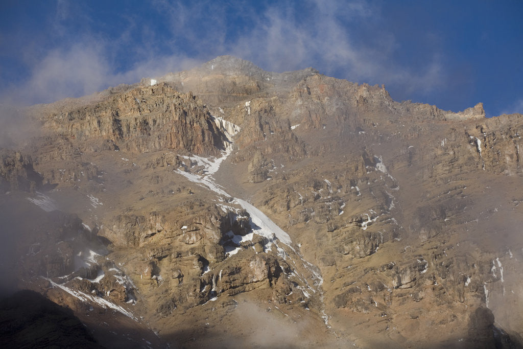 Detail of Mount Kilimanjaro Peak and Clouds by Anonymous