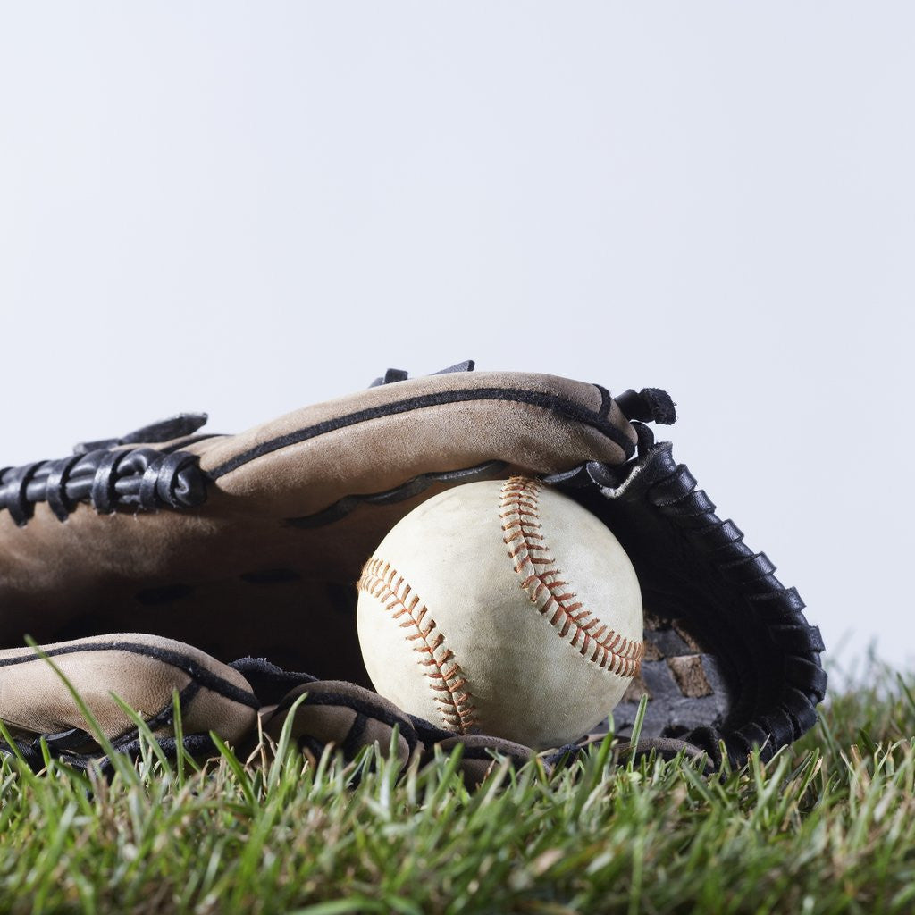 Detail of Ball and Mitt by Anonymous