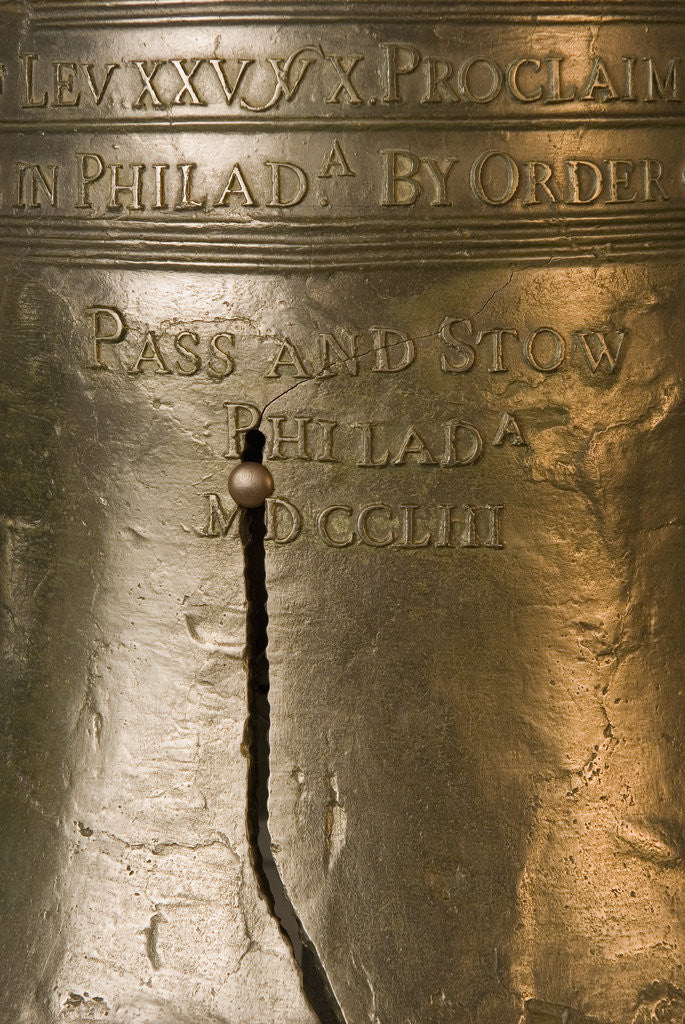 Detail of The Liberty Bell by Anonymous