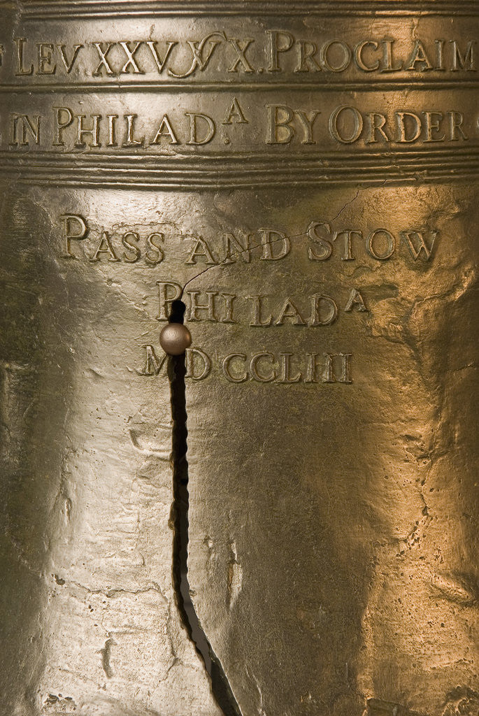Detail of The Liberty Bell by Corbis