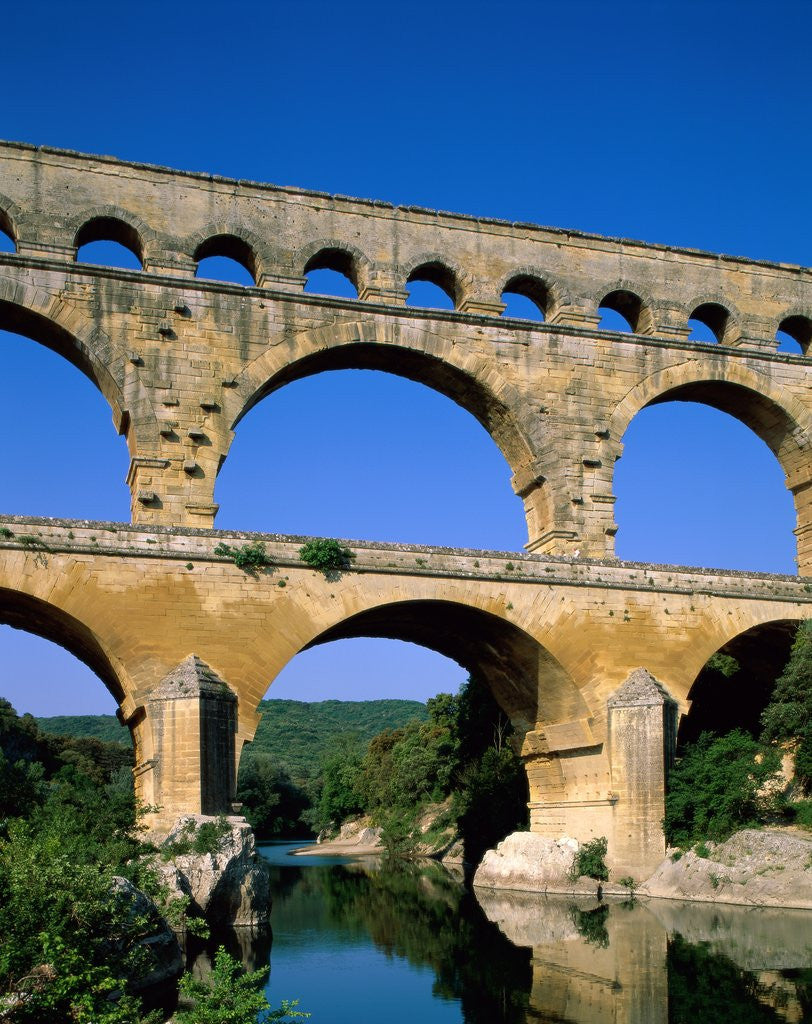 Detail of Pont du Gard by Anonymous