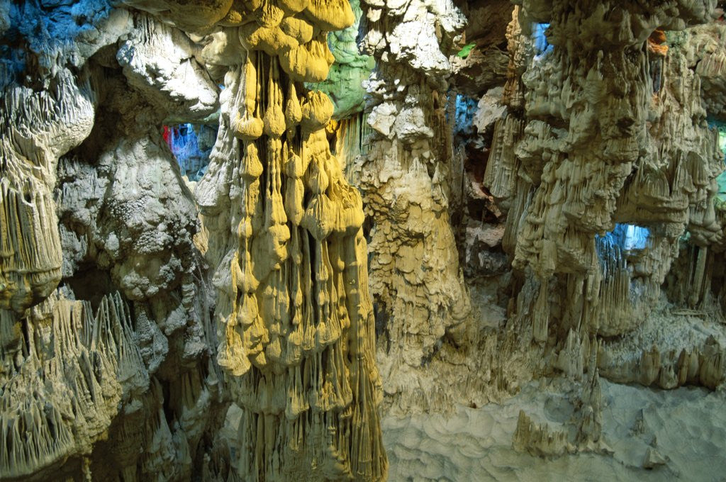 Detail of Inside Grotto of Thien Cung Cave by Anonymous