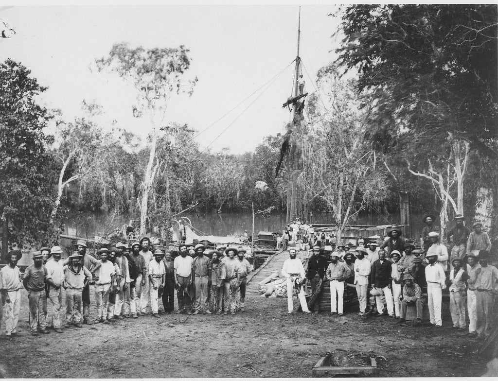 Detail of Overland Telegraph by Anonymous