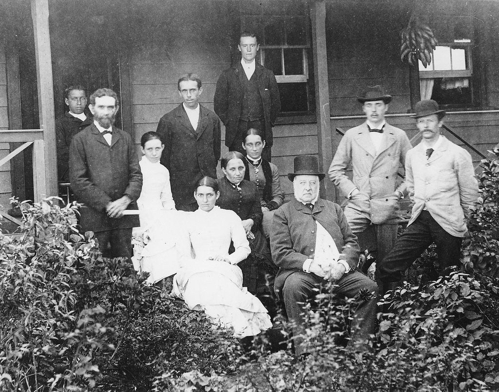 Detail of Governor of New South Wales visits Norfolk Island in 1884 by Anonymous