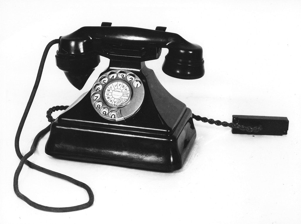 Detail of Telephone of the 1940s and 1950s by Anonymous