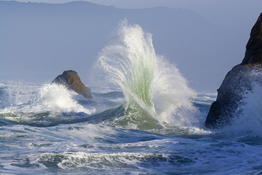 Detail of Winter Storm at Cape Kiwanda by Anonymous