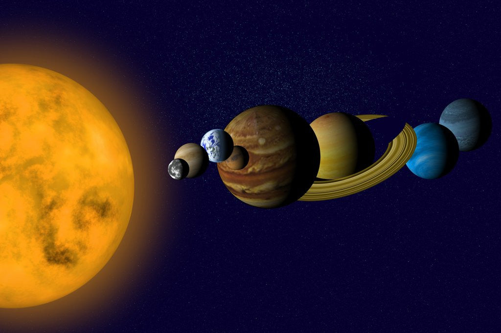 Detail of Solar System by Anonymous