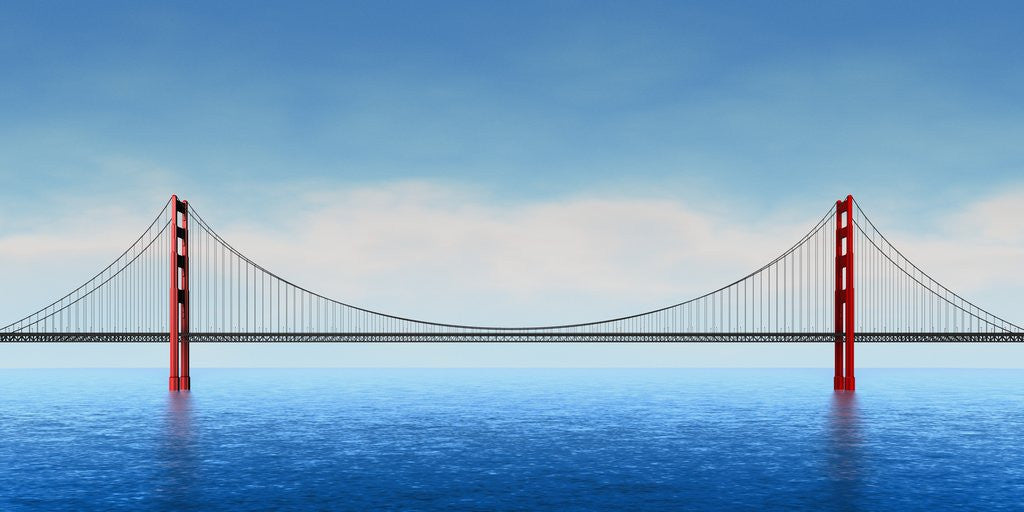 Detail of Golden Gate Bridge by Anonymous