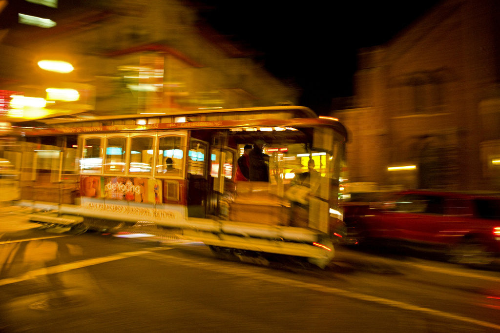 Detail of Cable Car on California Street by Anonymous