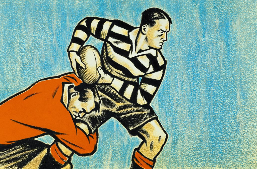 Detail of Rugby by Anonymous