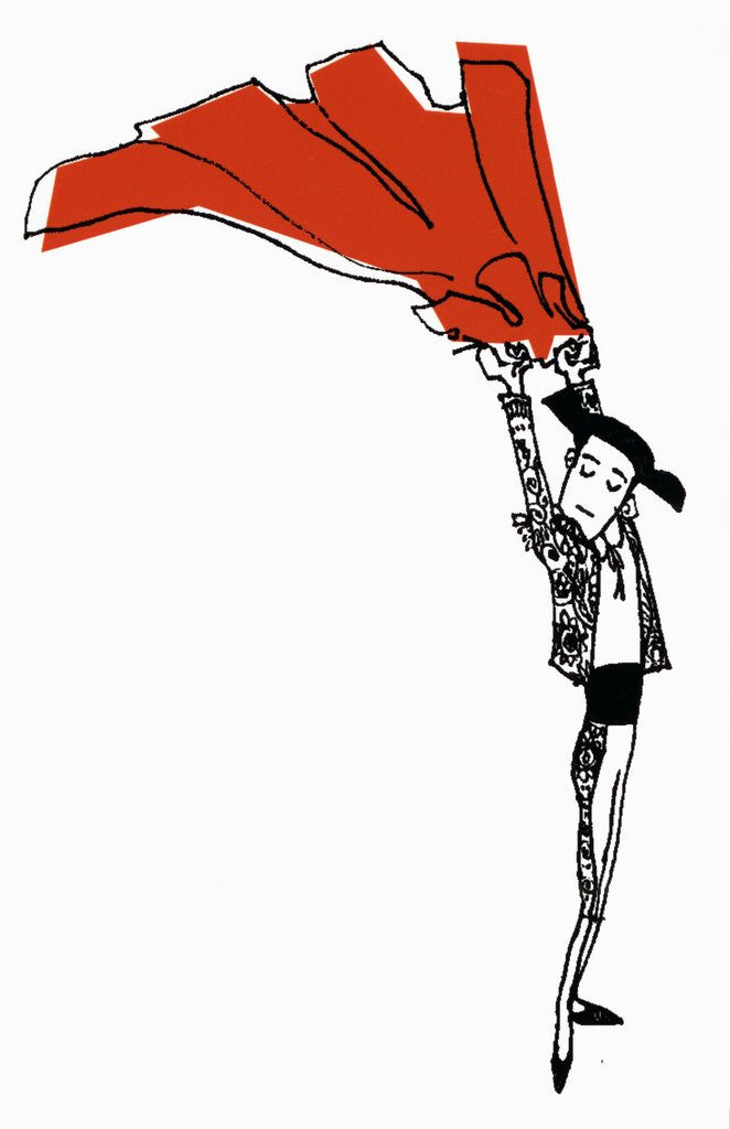 Detail of Toreador with Red Cape by Anonymous