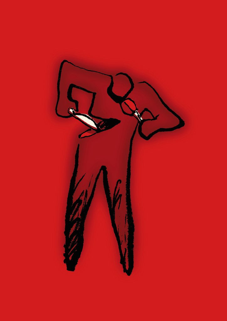 Detail of Hurting Yourself by Anonymous