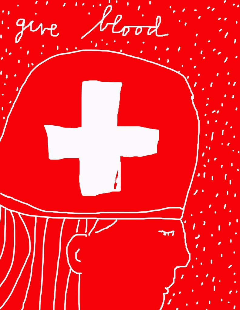 Detail of Give Blood by Anonymous