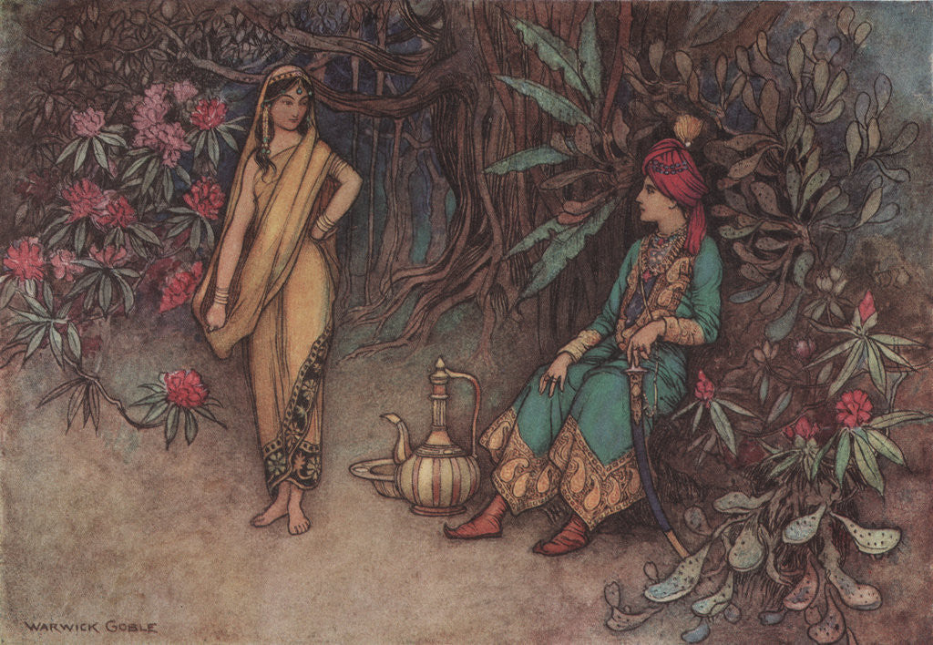 Detail of You Would Adorn the Palace of the Mightiest Sovereign by Warwick Goble