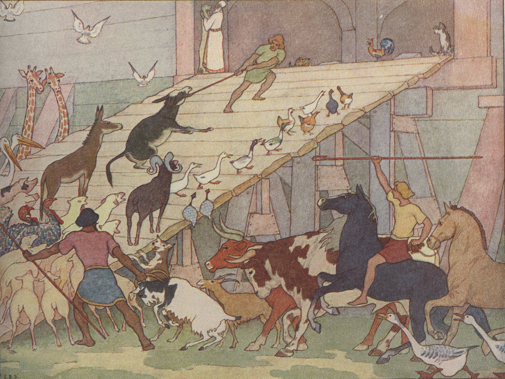 Detail of Going on Board by E. Boyd Smith