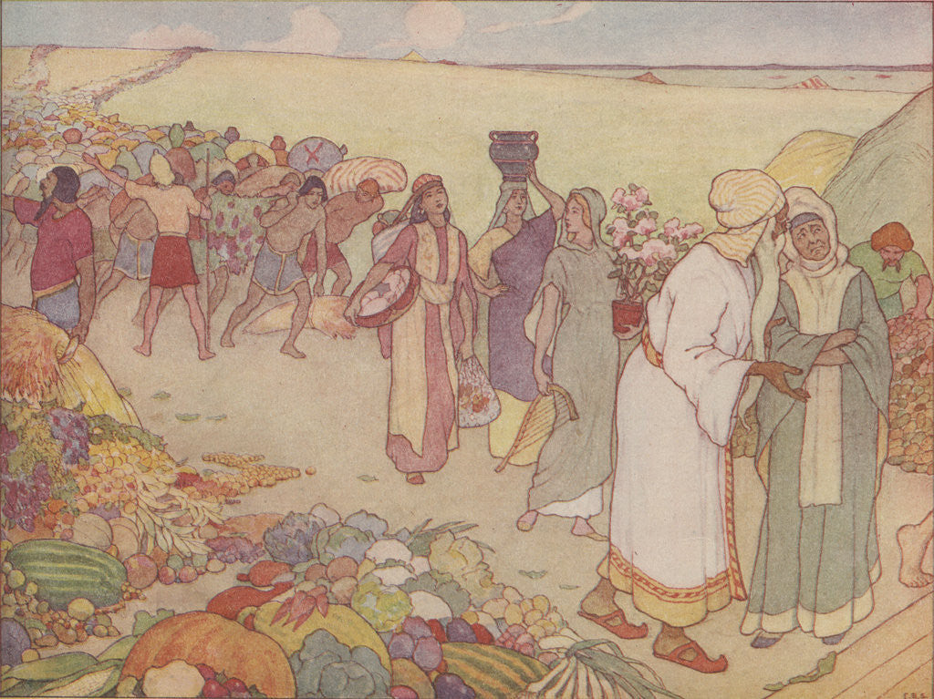 Detail of Taking in Supplies by E. Boyd Smith