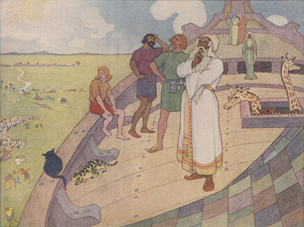 Detail of Waiting for the Rain by E. Boyd Smith