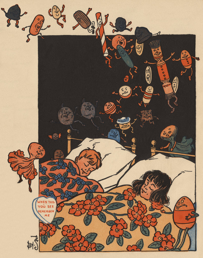 Detail of The Children Were Nestled All Snug in Their Beds by William W. Denslow