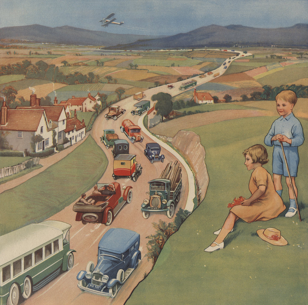 Detail of The Useful Motor Illustration by Corbis