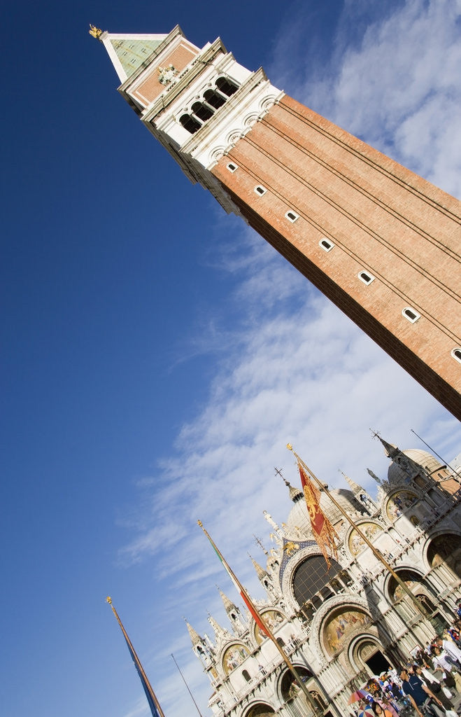 Detail of Campanile and Basilica of San Marco by Anonymous