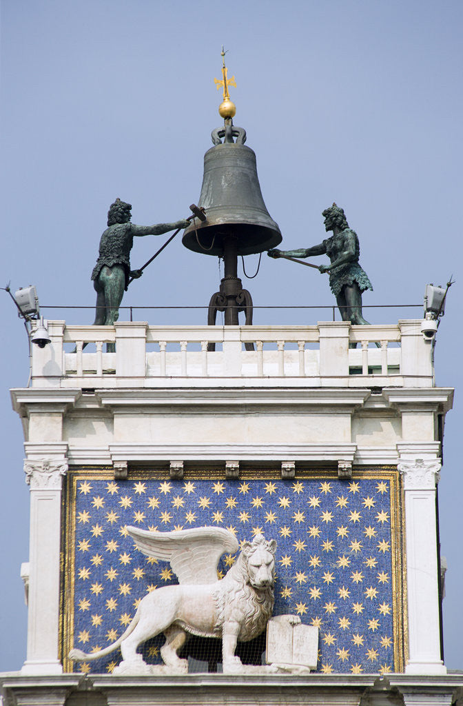 Detail of Torre Dell'Orogolio Clock Tower by Anonymous